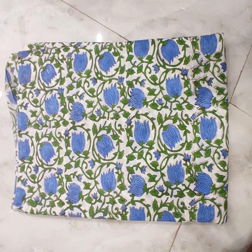 Block Printed Fabric - Color: Multicolour