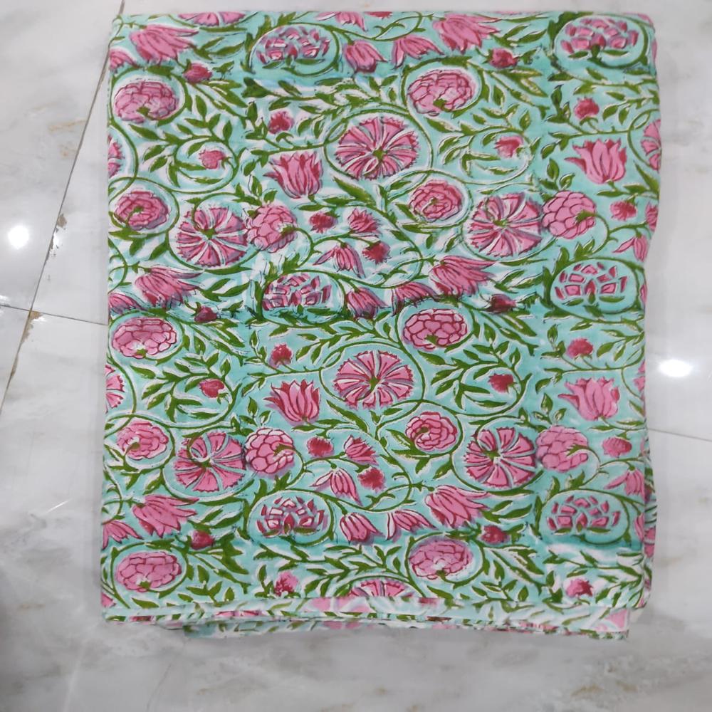 Block Printed Fabric - Color: Multicolour