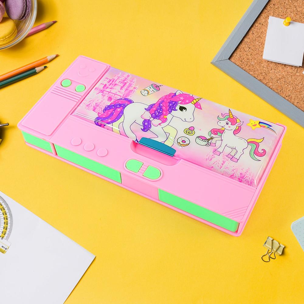 Multi Purpose Gadget Jumbo Pencil Box Compass