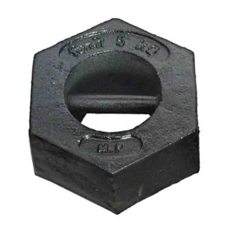 Cast Iron Weight - Color: Grey