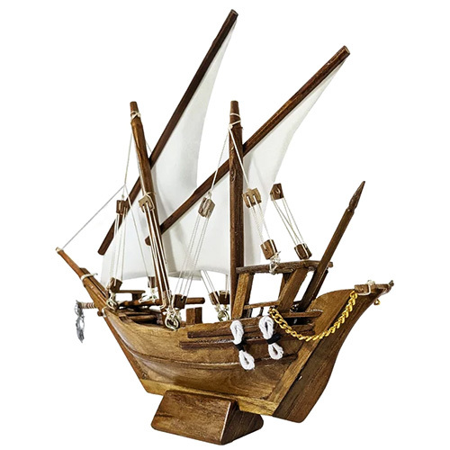 Natural Wood Kerala Traditional Wooden Boat