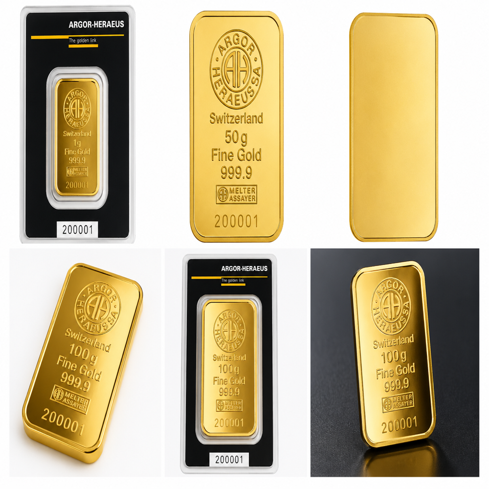 Argor Heraeus gold bars
