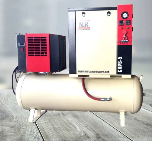 Tank Mounted Screw Air Compressor