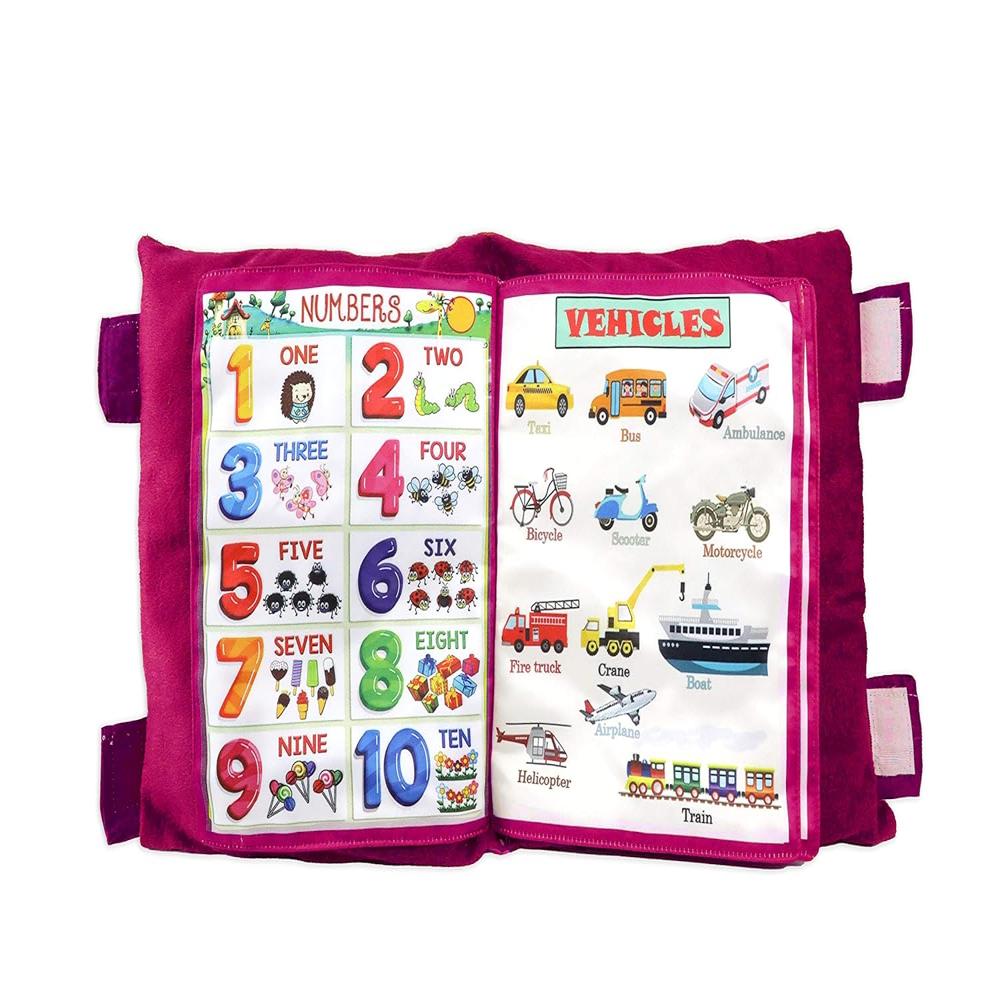 Baby Learning Pillow Cushion - Color: Multicolor (As Shown/assorted)
