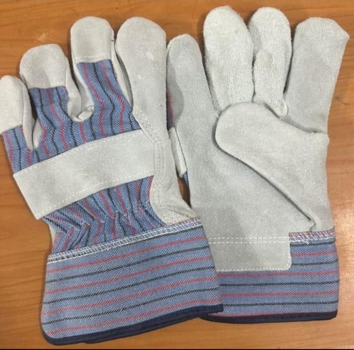 Split Leather Canadian Gloves - Color: Mix Color