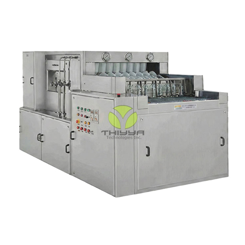 Automatic High Speed Linear Bottle - Vial Washing Machine