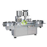 Automatic Injectable Powder Filling Cum Rubber Stoppering Machine