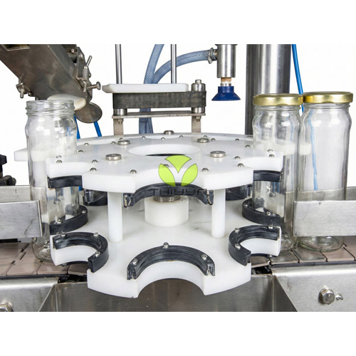 Automatic Single Head Rotary Lug Cap Sealing Machine