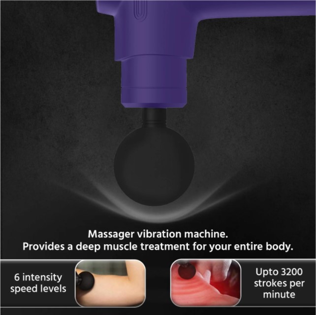 Lifelong LLGM117 Handheld massager(Gun massager)