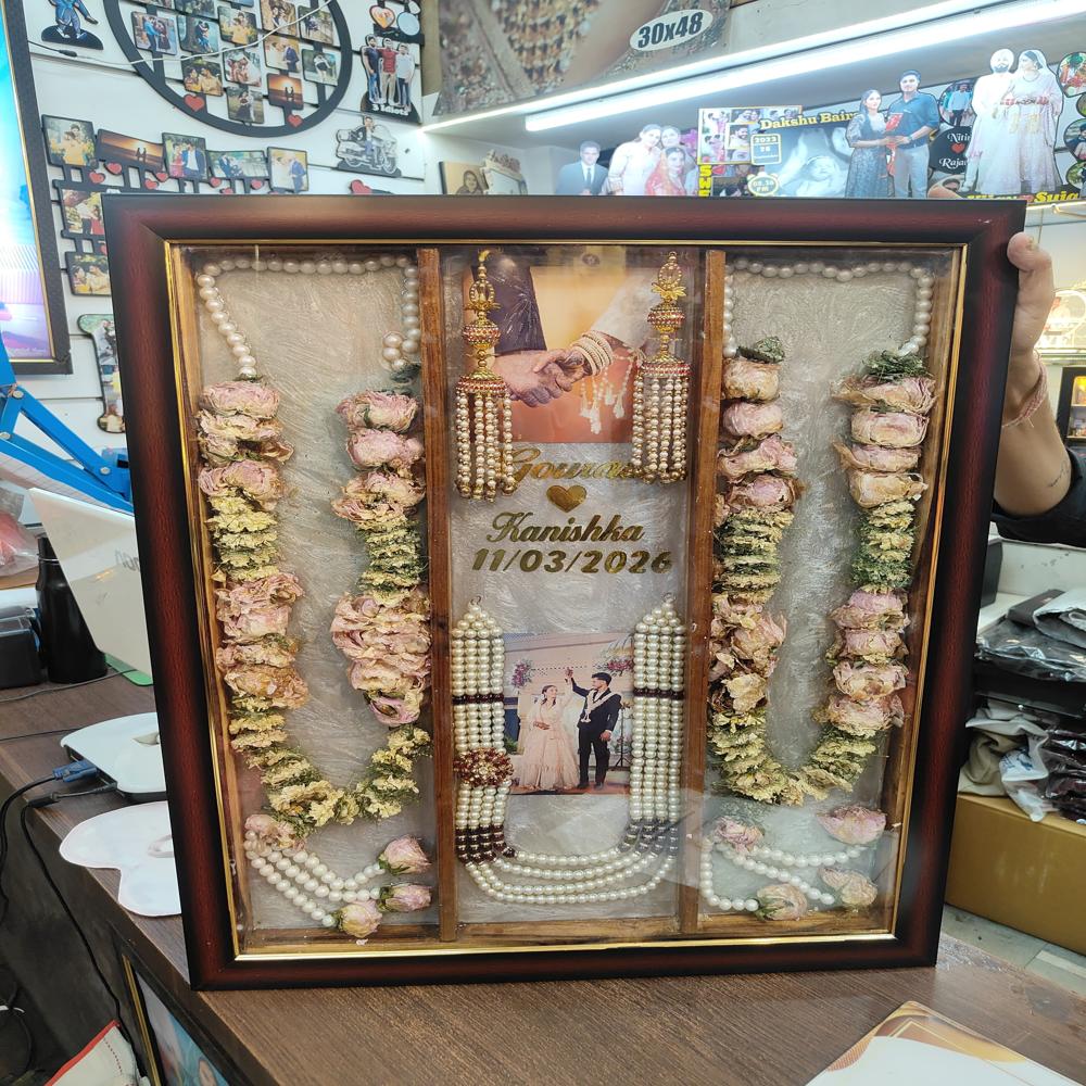 Wedding Vermala frame resin art