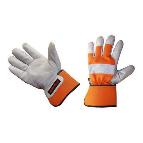 Leather Canadian Hand Gloves - Color: White