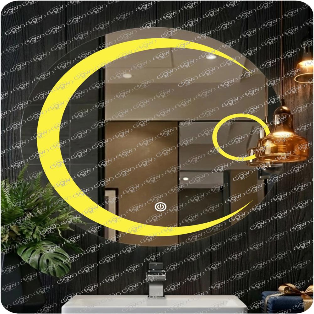Stylish LED Round Mirror