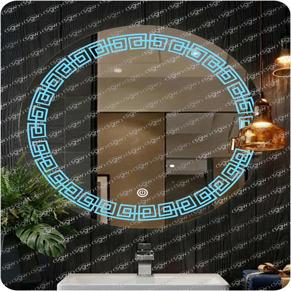 Stylish LED Round Mirror