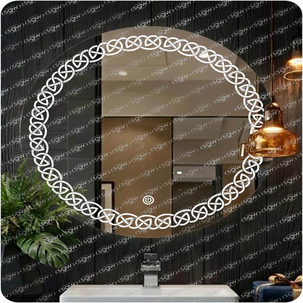 Stylish LED Round Mirror