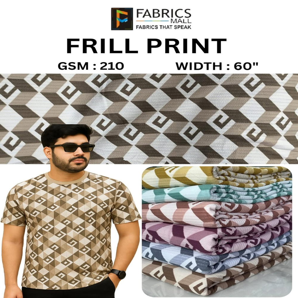 Frill Print Fabric