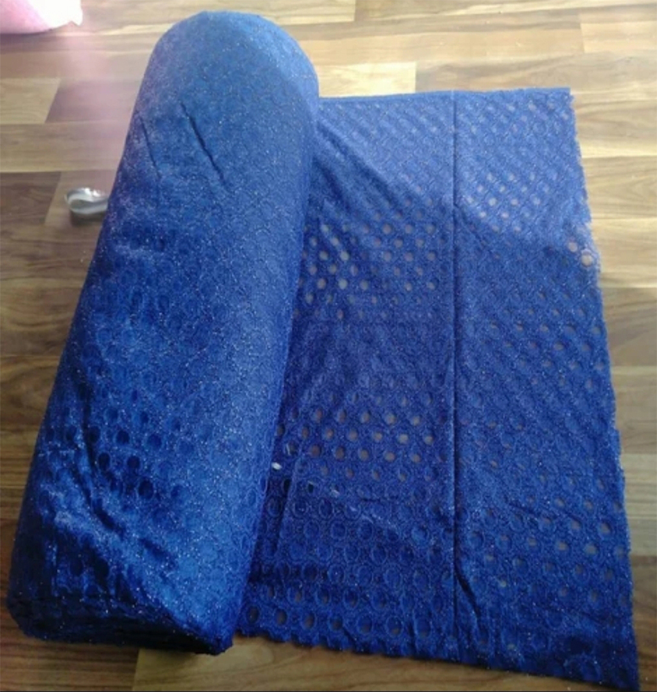Fancy Feather Net Blue - Application: Dress Material