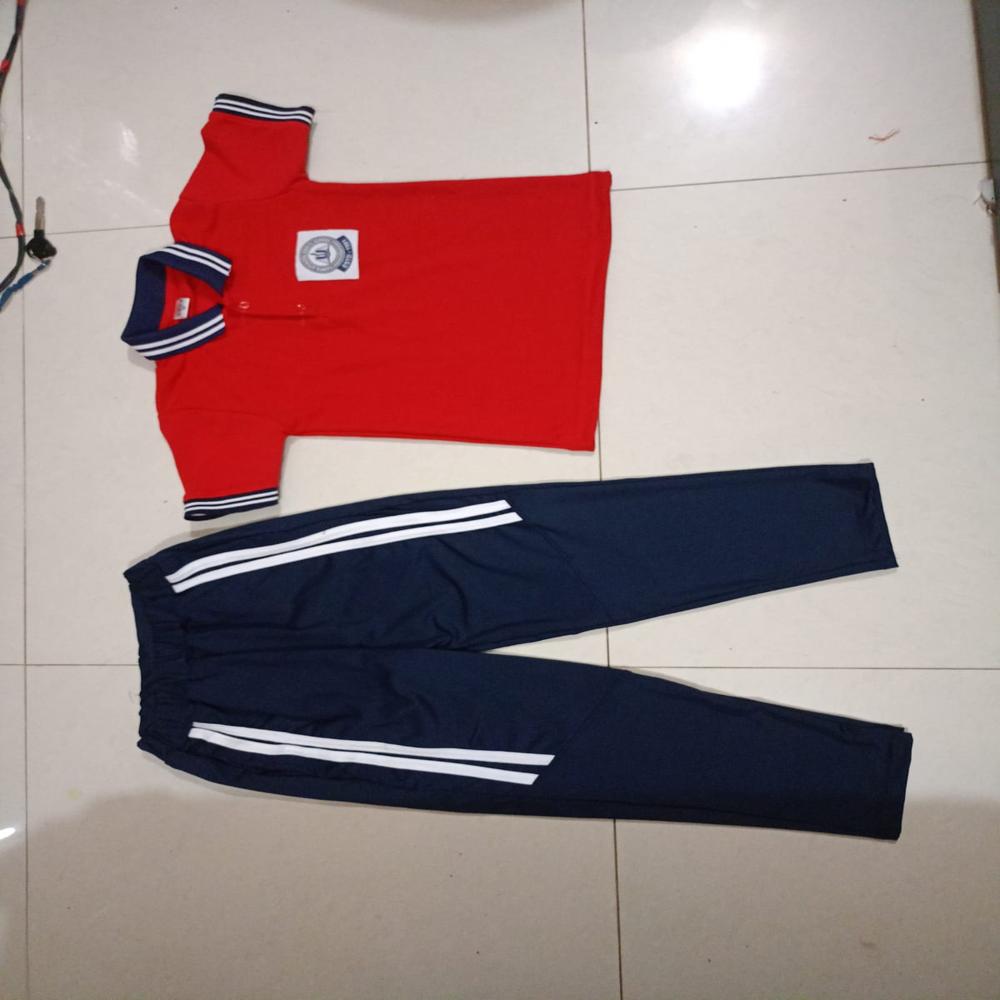 Kids school tshirt trouser set