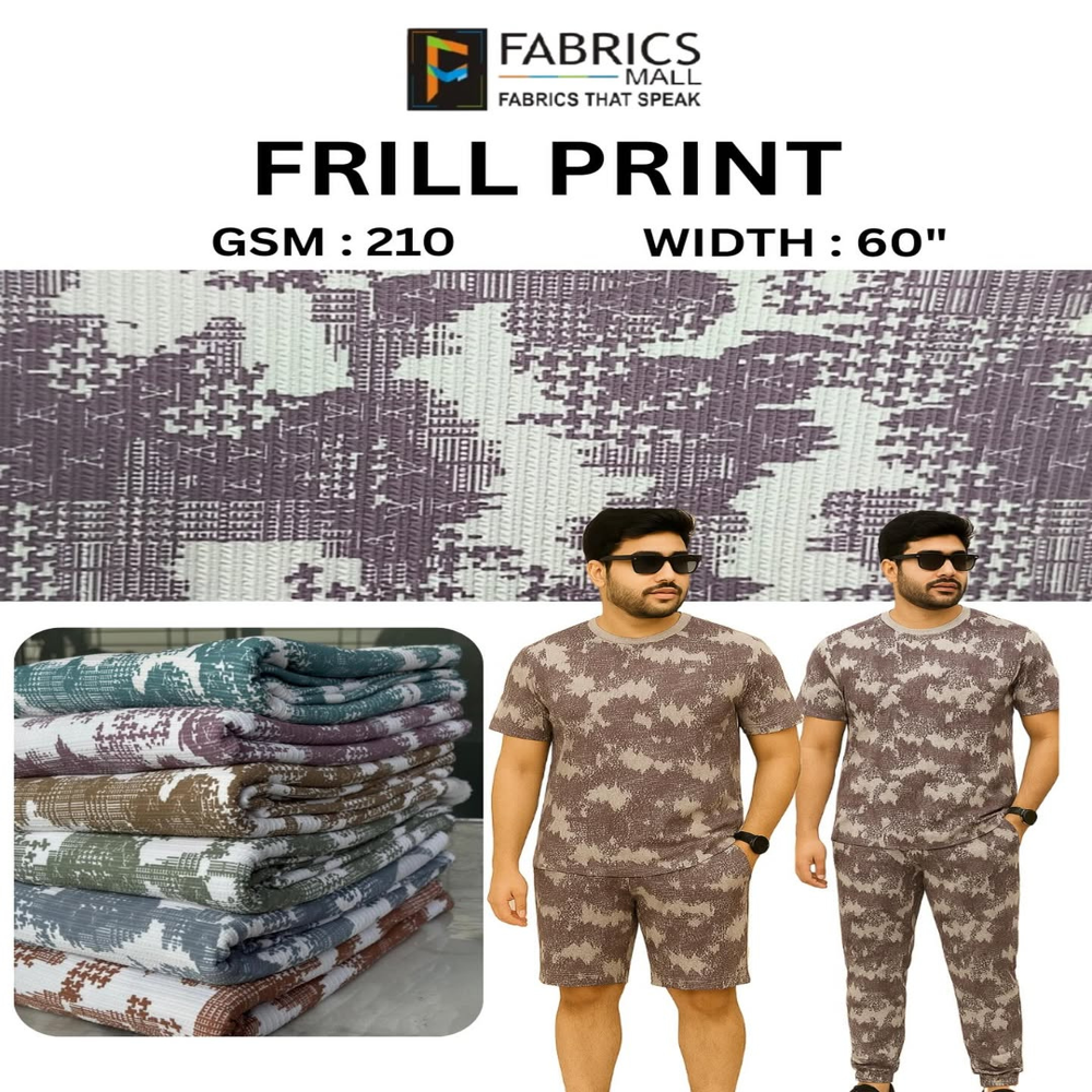 Frill Print Fabric