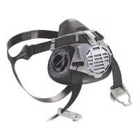 Advantage 420 Half-mask Respirator - Silicone, Small To Large, Grey/blue | En 140:1998, Ce Certified, Adjustable Head Harness, Up To 99% Bacteria Filtration