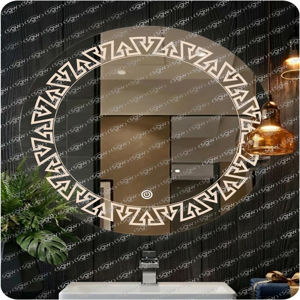 Fancy Led Round Mirror - Application: Home