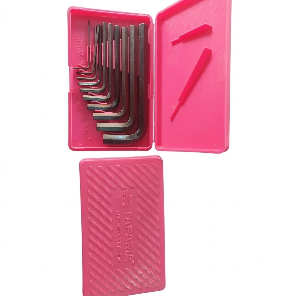 Black Finish Allen Key Set - Dimension (L*W*H): Standardized (Set In Various Sizes) Millimeter (Mm)