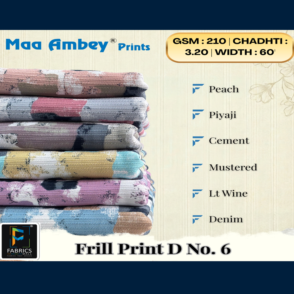 Frill Print Fabric