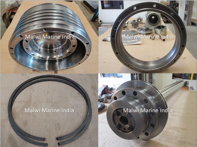 MAN B&W - S35MCC - S35MC - L35MC - PISTON CROWN - SKIRT - ROD - RING