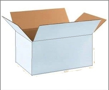 White Corrugation Box