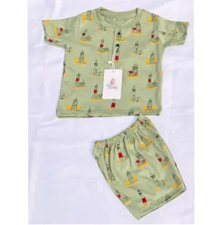 Kids Printed T shirt And Short