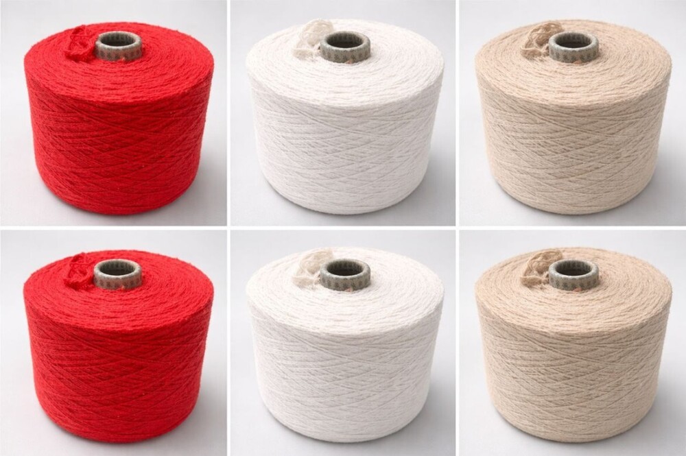 Cotton Doubling Yarn for Narrow Fabrics