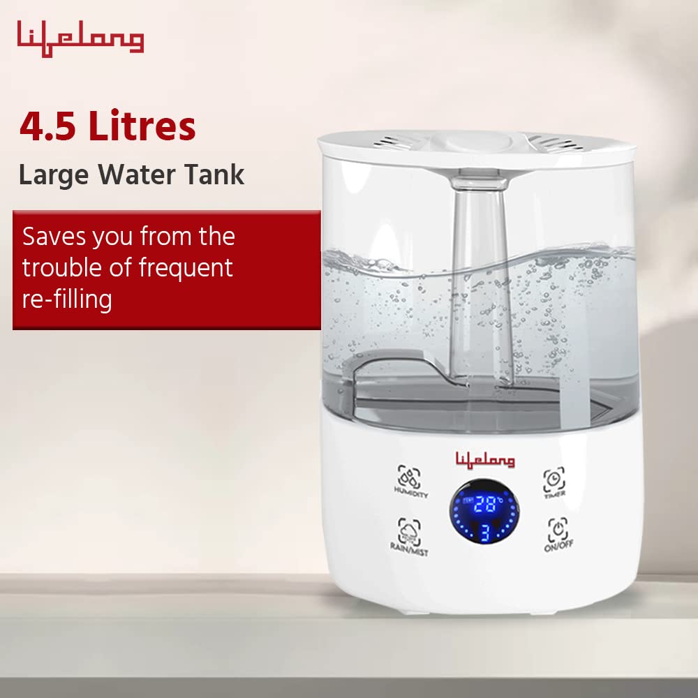 Lifelong LLRH18 4.5L Room Humidifier, 1 Year Warranty