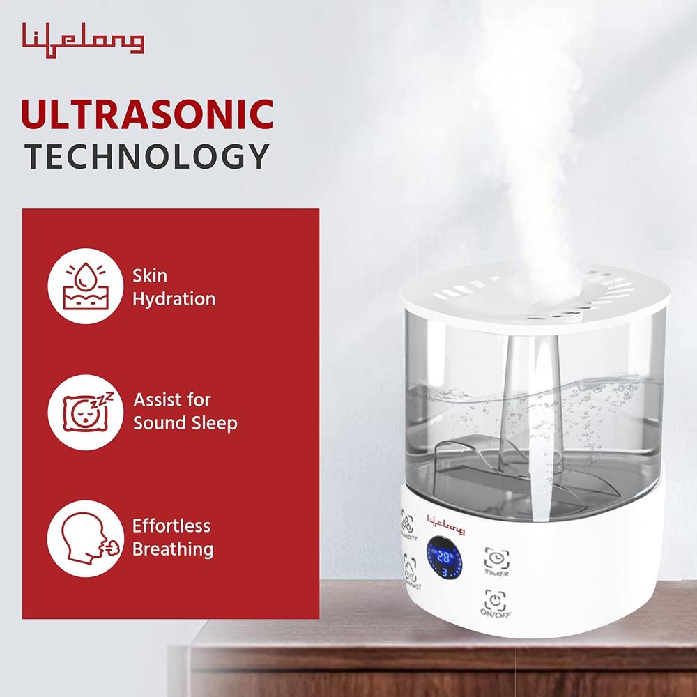 Lifelong LLRH18 4.5L Room Humidifier, 1 Year Warranty
