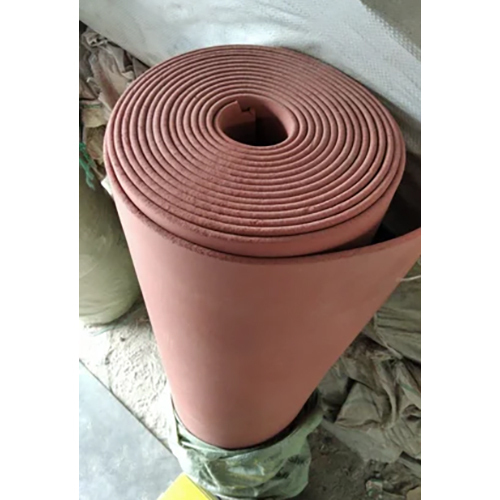 Sponge Silicone Rubber Sheet - Color: Red