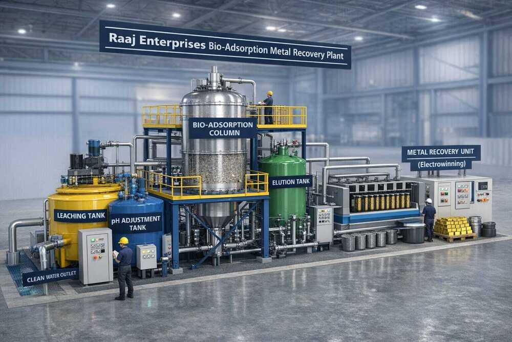 Bio-Adsorption Metal Recovery Plant