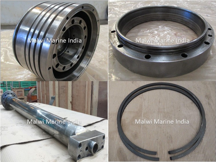 MAN B&W - S26MC - PISTON CROWN - SKIRT - ROD - RING