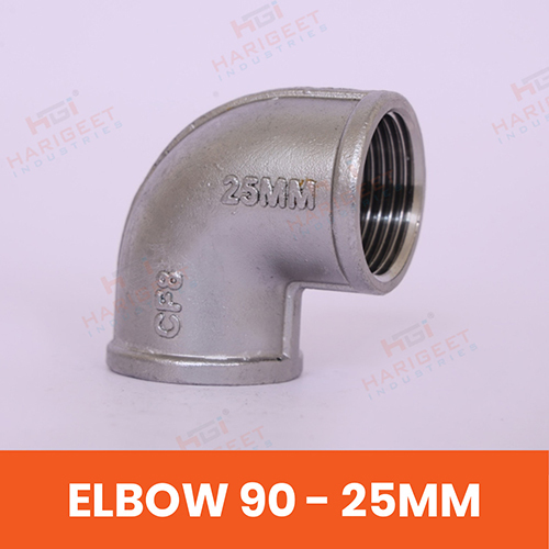 Stainless Steel Elbow - Color: White