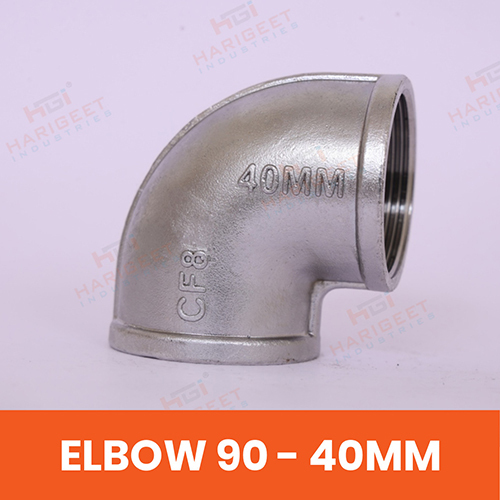 Stainless Steel Elbow - Color: White