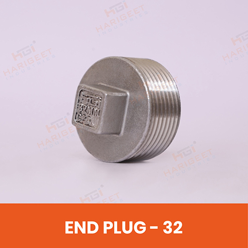 Stainless Steel End Plug - Bend Radius: Rigid (Non-Bendable)