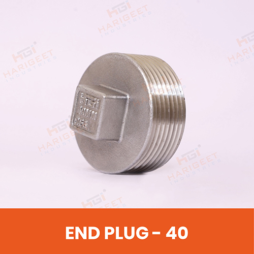 Stainless Steel End Plug - Coating Type: Uncoated