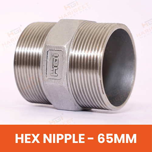 Hex Nipple - Coating Type: Hot Dip Galvanized