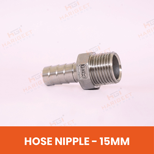 Stainless Steel Hose Nipple - Bend Radius: Rigid-Not Applicable