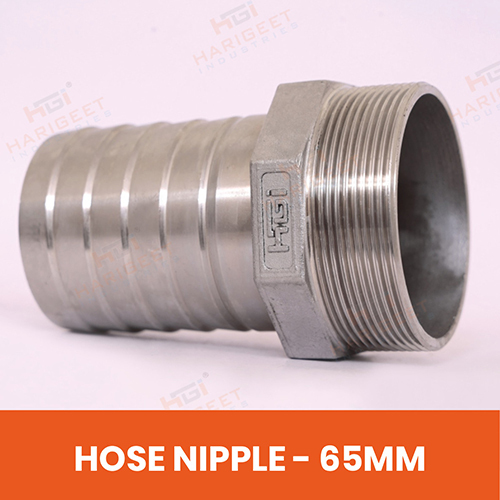 Stainless Steel Hose Nipple - Bend Radius: Not Applicable To Rigid Fittings