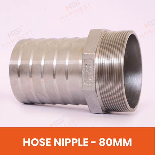 80 Mm Stainless Steel Hose Nipple - Coating Type: Hot Dip Galvanized