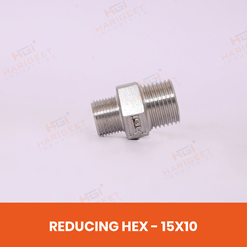 Hgi-38 Stainless Steel Reducing Hex Nipple - Coating Type: Zinc-Coated