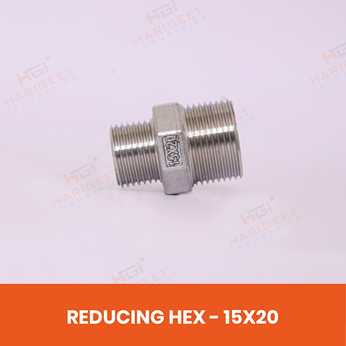 Hgi-39 Stainless Steel Reducing Hex Nipple - Coating Type: Zinc Coated
