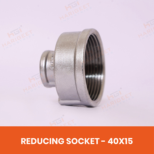 Stainless Steel Reducing Socket - Bend Radius: Not Designed For Bending
