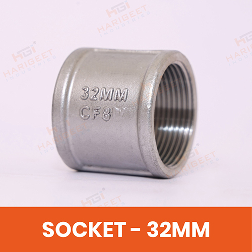 Stainless Steel Socket - Coating Type: Mirror Chrome Finish