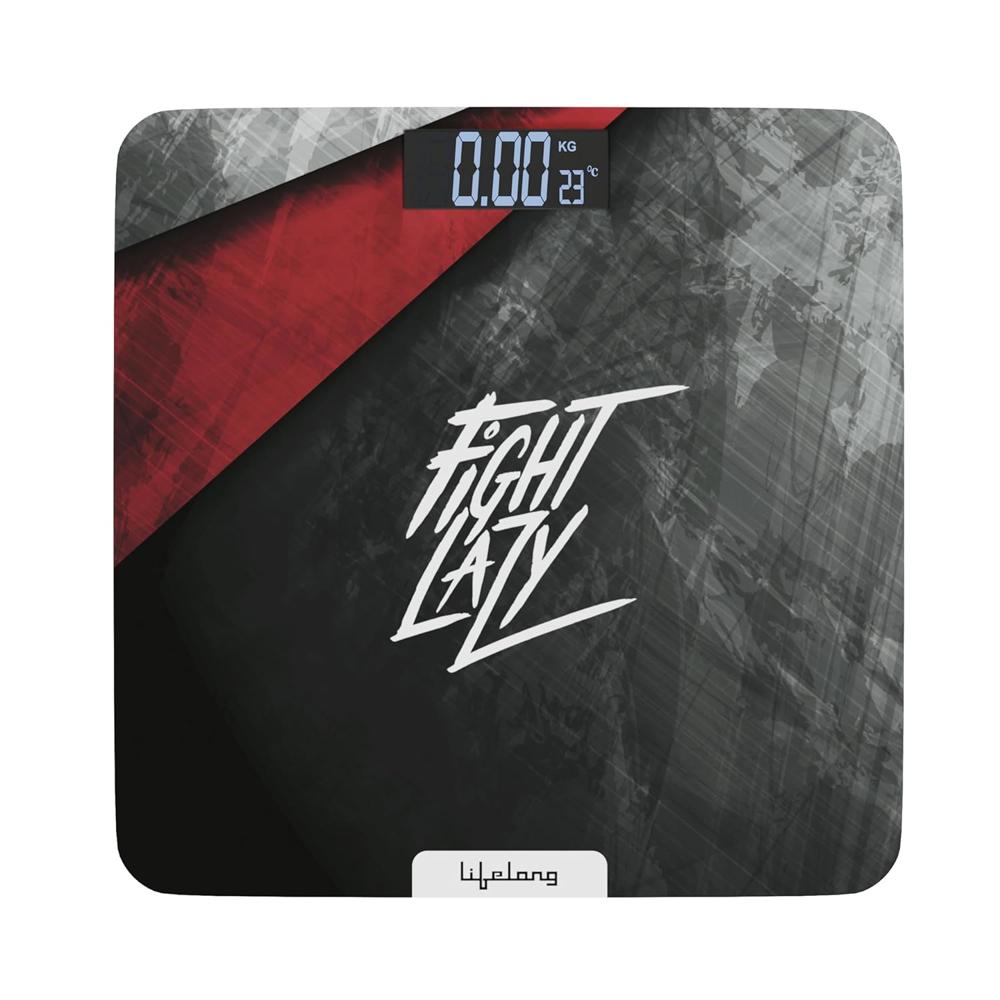 Lifelong Activeflex Weighing Scale (fight Lazy Series Llws45- Active Black)|digital Weight Machine For Body
