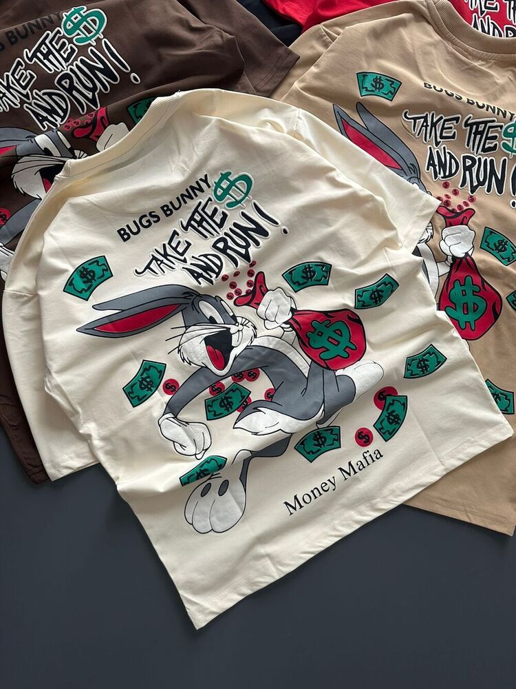 Printed Round Neck T Shirts