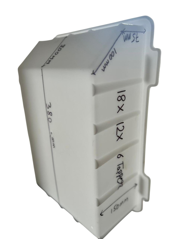 18x12x6 Tapper Plastic Curb Stone Mould